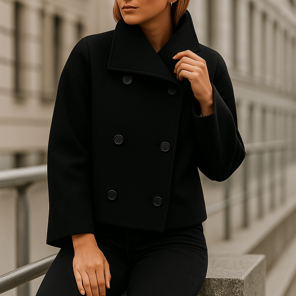 Valery - Elegante Korte Jas - Dubbelzijdige Sluiting - Dames