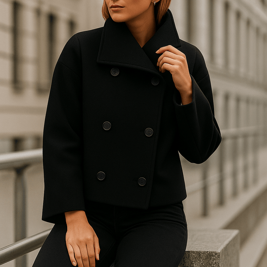 Valery - Elegante Korte Jas - Dubbelzijdige Sluiting - Dames