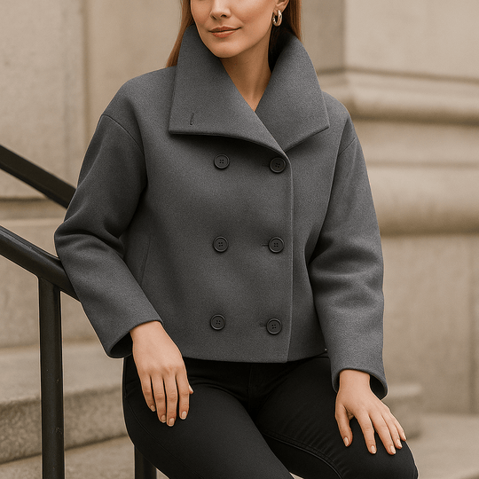 Valery - Elegante Korte Jas - Dubbelzijdige Sluiting - Dames