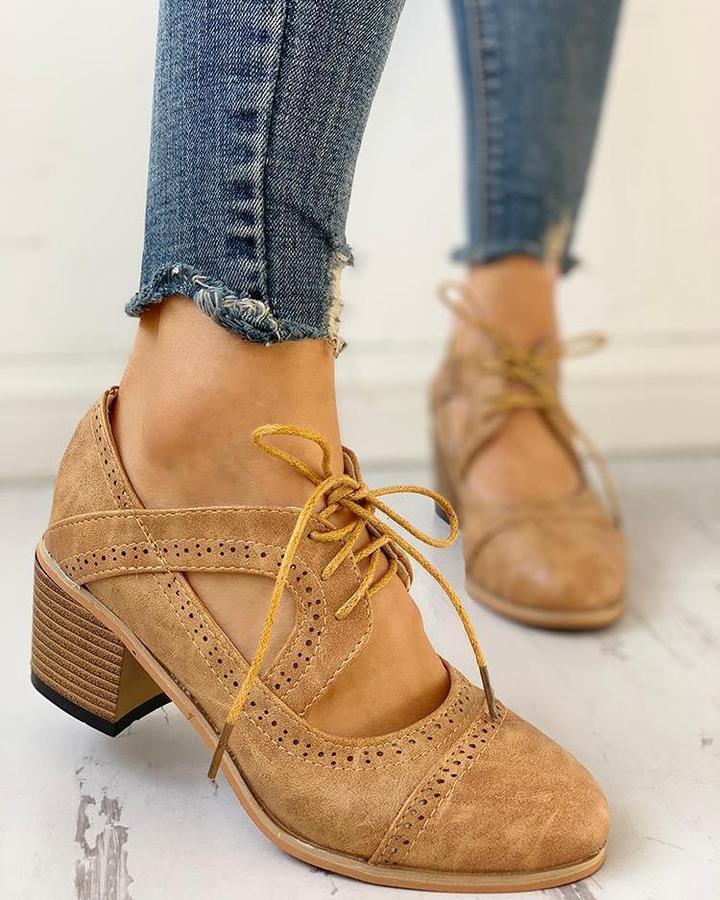 Vintage Sneakers Dames met Anti - Slip Zool en Unieke Constructie - ZovaFashion - Schoenen Dames
