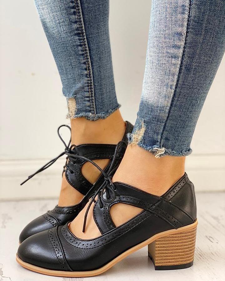 Vintage Sneakers Dames met Anti - Slip Zool en Unieke Constructie - ZovaFashion - Schoenen Dames