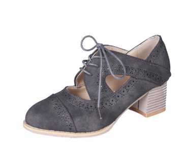 Vintage Sneakers Dames met Anti - Slip Zool en Unieke Constructie - ZovaFashion - Schoenen Dames