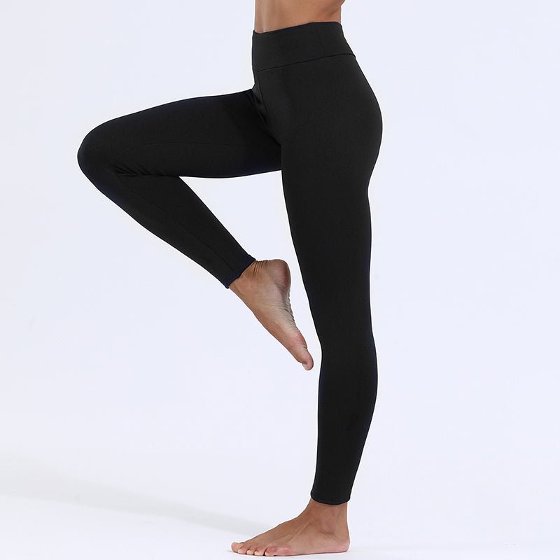 Warme Pantalon Dames van Stretchmateriaal met Elastische Tailleband - ZovaFashion - Lange Broek Dames