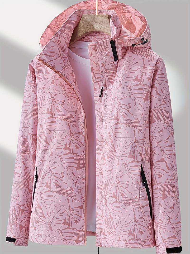 Water - en winddichte jas met capuchon dames - Olda - ZovaFashion - Jassen dames