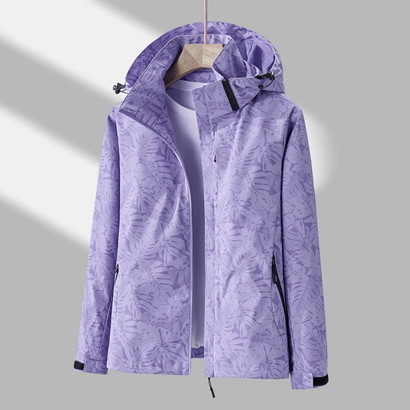 Water - en winddichte jas met capuchon dames - Olda - ZovaFashion - Jassen dames