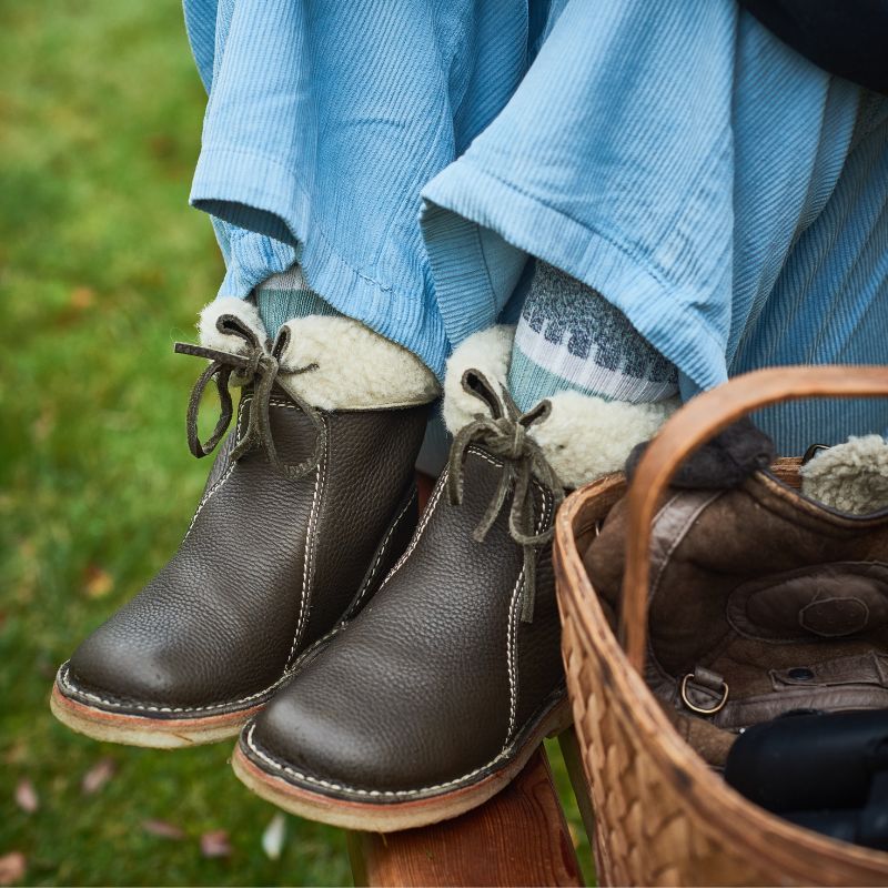 Waterdichte Leren Laarzen Dames met Stevige Zool en Premium Wolvoering - ZovaFashion - Schoenen Dames