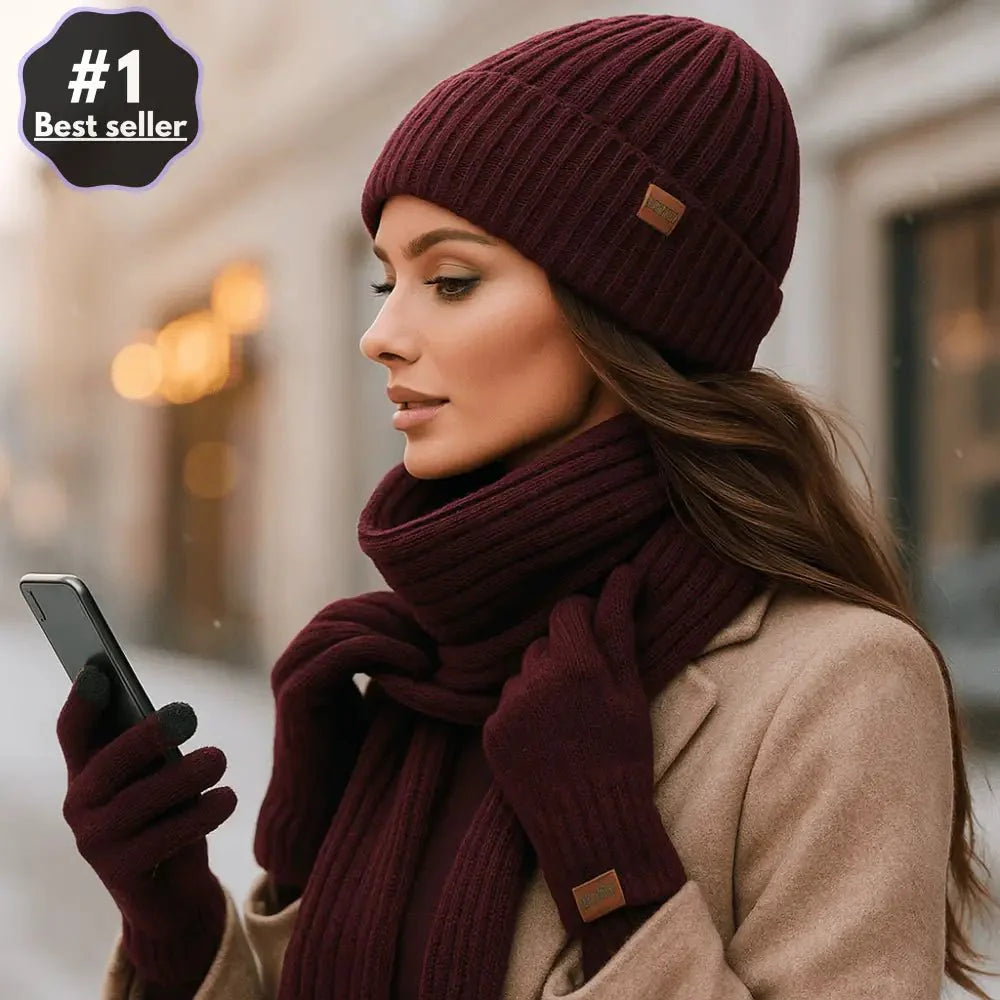 Set Muts Sjaal Handschoenen – Beperkte Editie