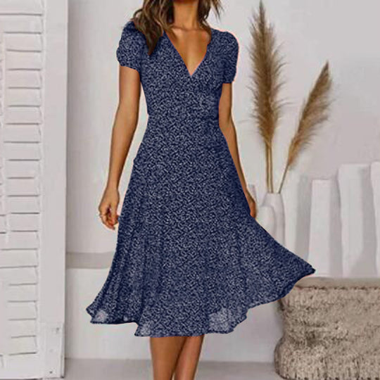 Zomerjurk met V hals - ZovaFashion - Fashion