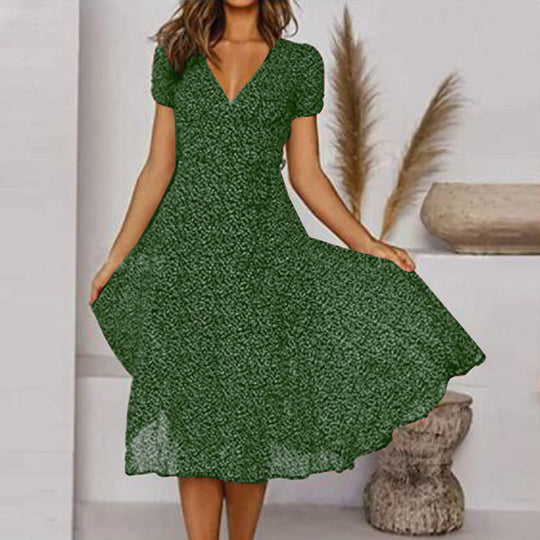 Zomerjurk met V hals - ZovaFashion - Fashion