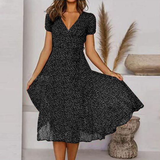 Zomerjurk met V hals - ZovaFashion - Fashion